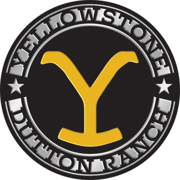 Yellowstone Dutton Ranch Brand Adhesive Metal Car Emblem Open Road Brands ShopORB